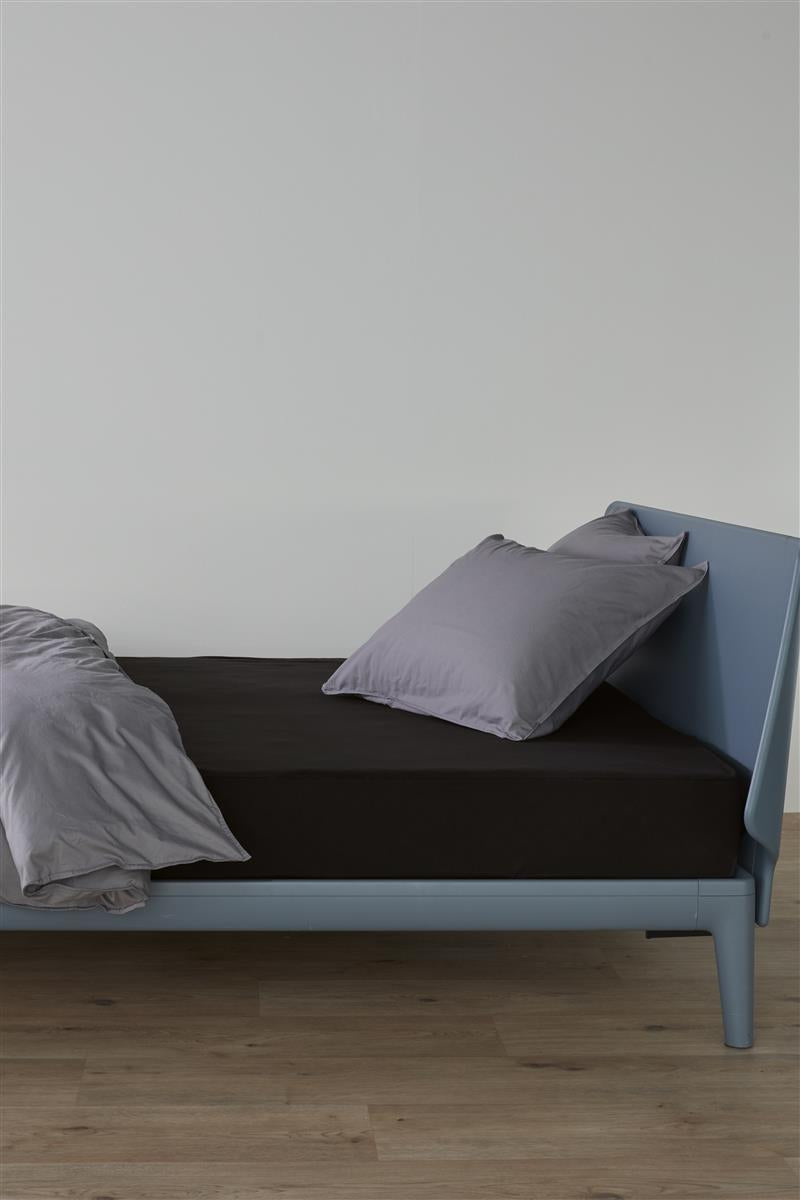 Beddinghouse Topper Spannbettlaken - Jersey - Schwarz