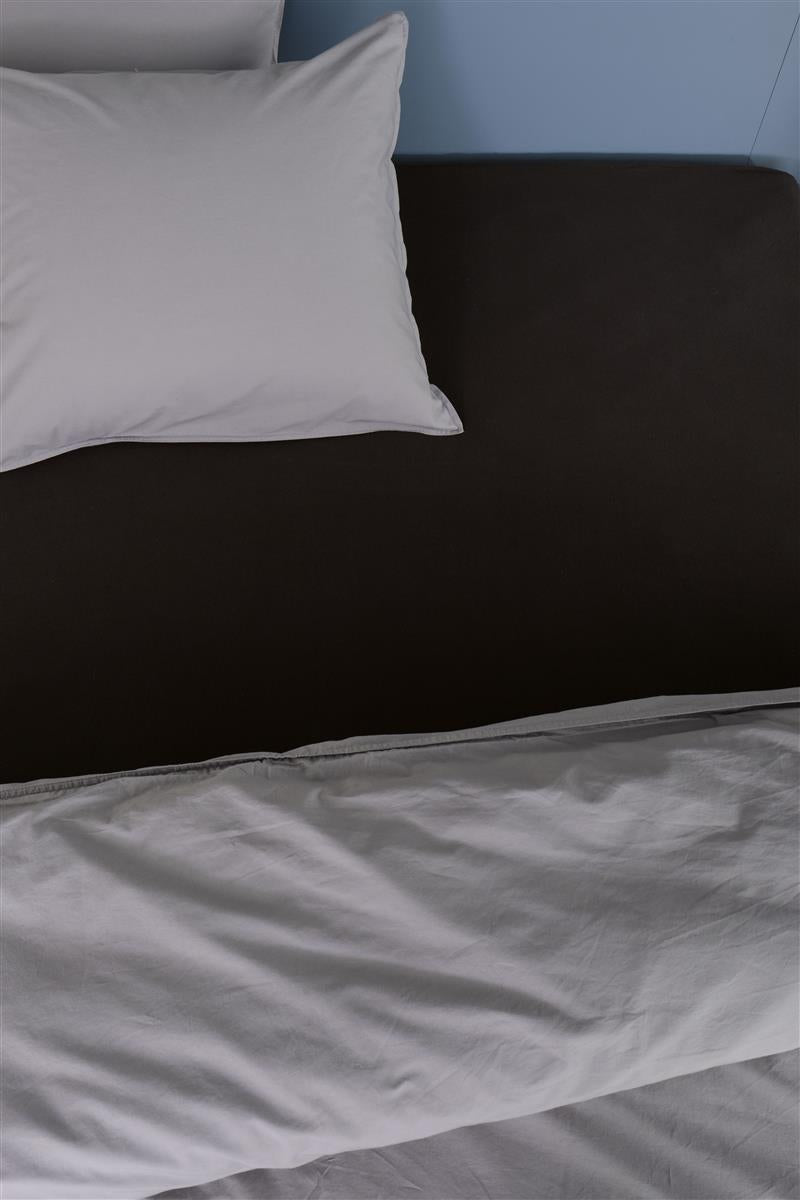 Beddinghouse Splittopper Spannbettlaken - Jersey - Schwarz