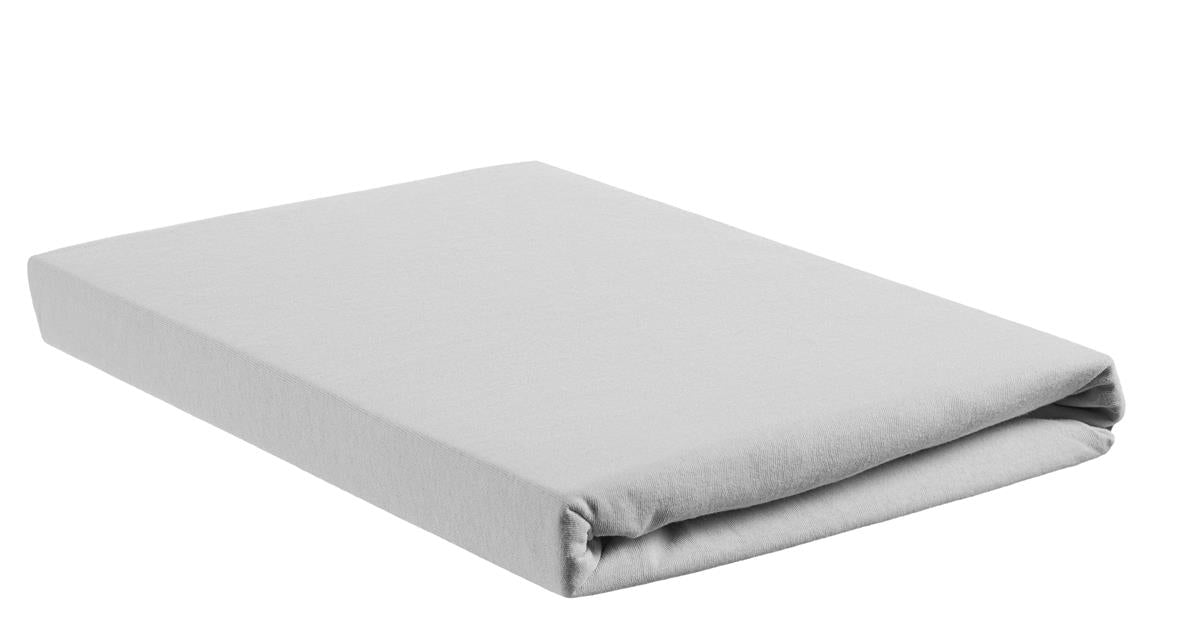 Riviera Maison Splittopper fitted sheet - Jersey Lycra - Light grey