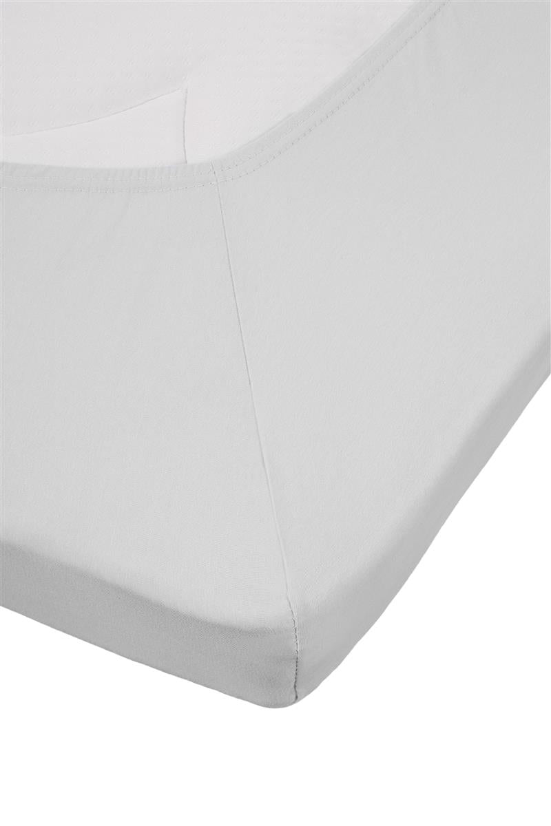Riviera Maison Splittopper Spannbettlaken - Jersey Lycra - Hellgrau