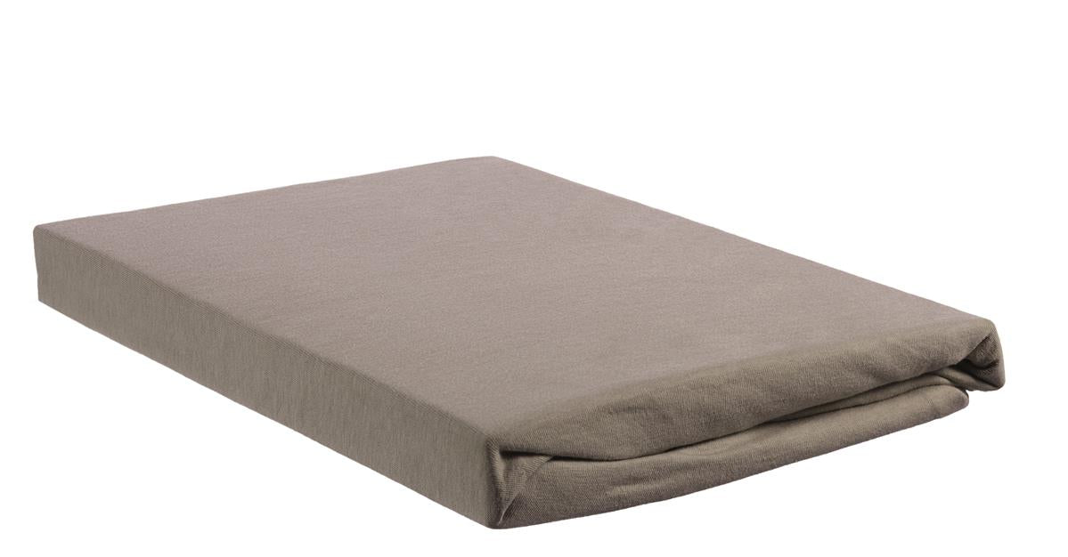 Beddinghouse Topper Spannbettlaken - Jersey - Taupe