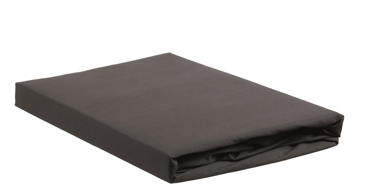Beddinghouse fitted sheet - Percale Cotton - Anthracite