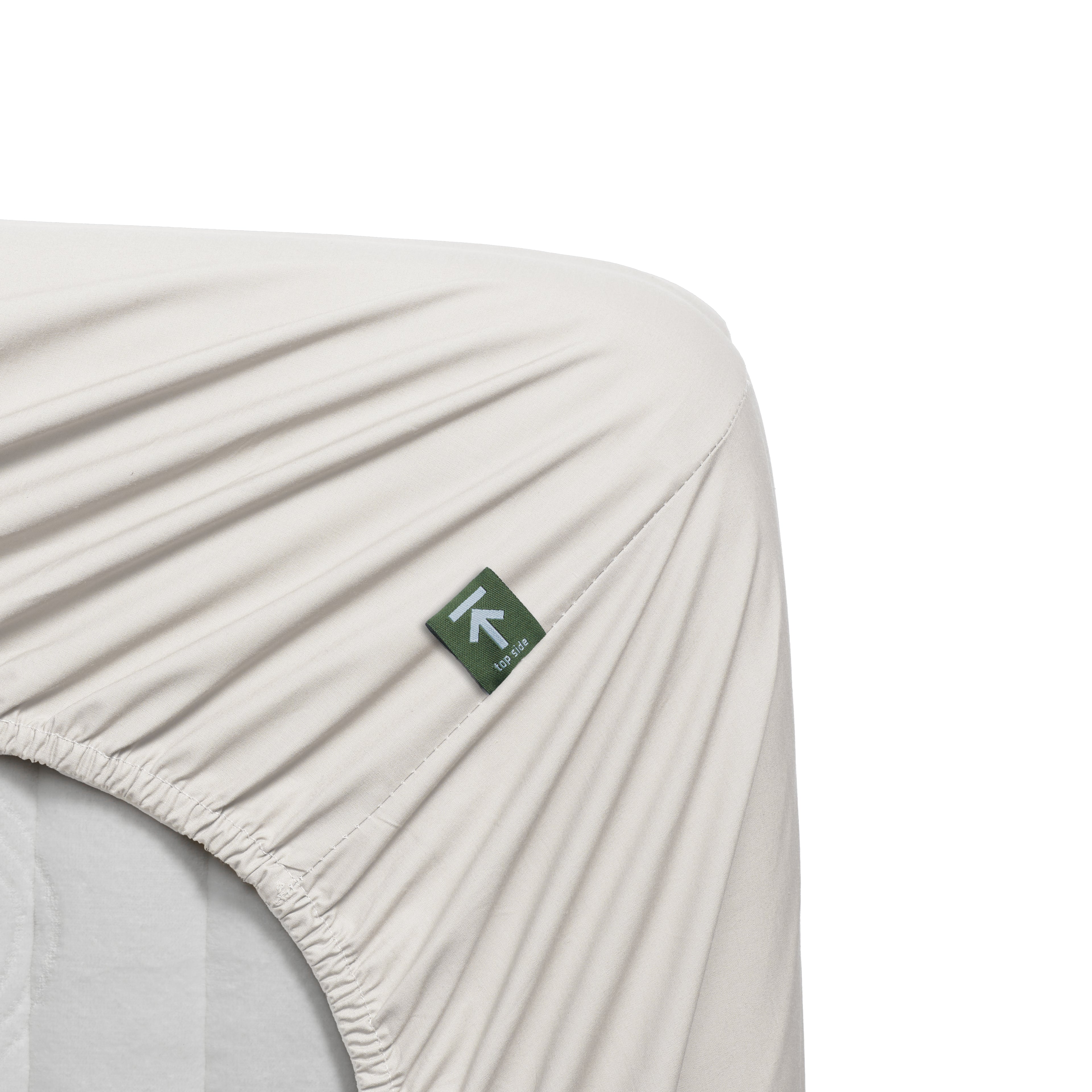 Beddinghouse Topper Spannbettlaken - Perkal Baumwolle - Off-White