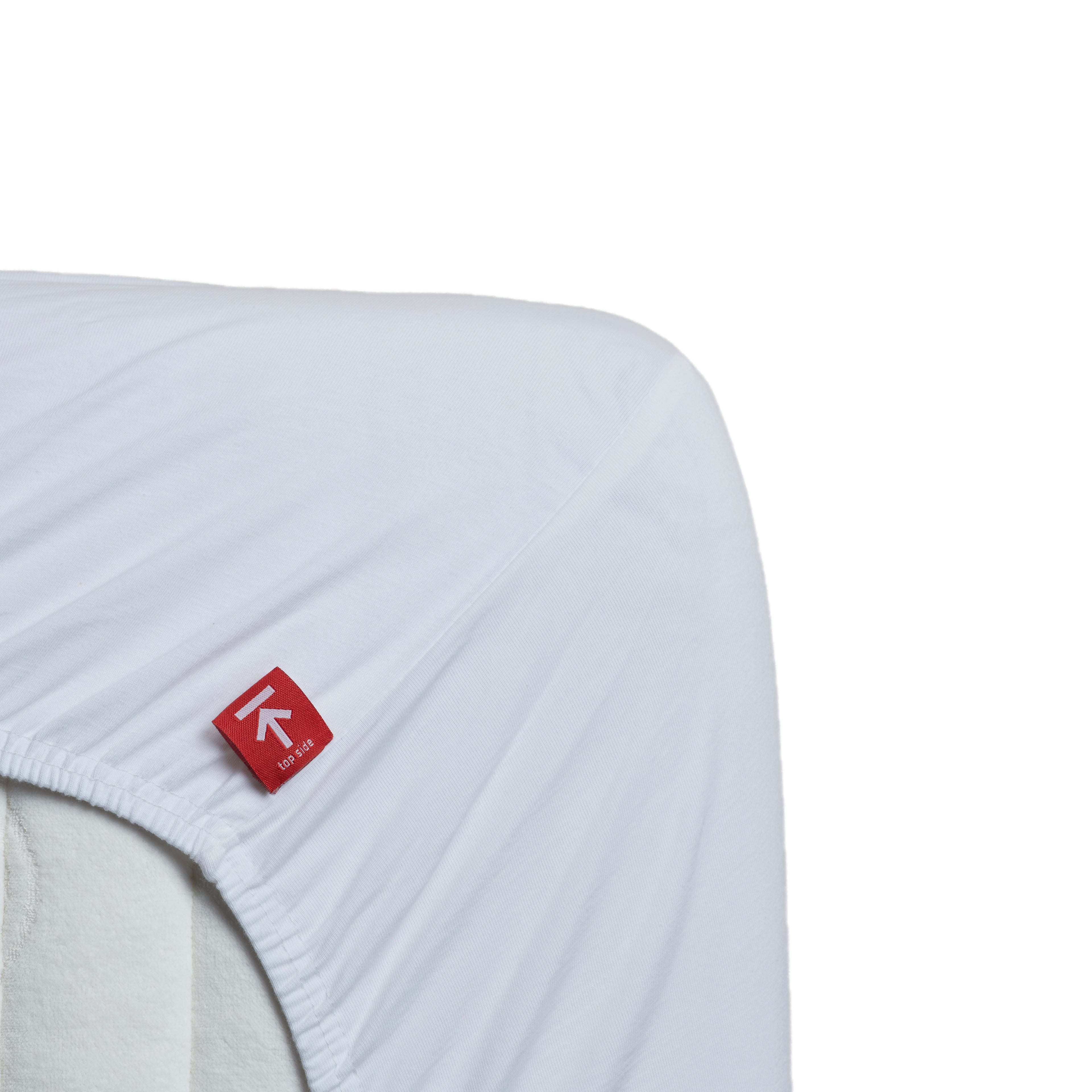 Beddinghouse Splittopper Spannbettlaken - Jersey Lycra - Weiß