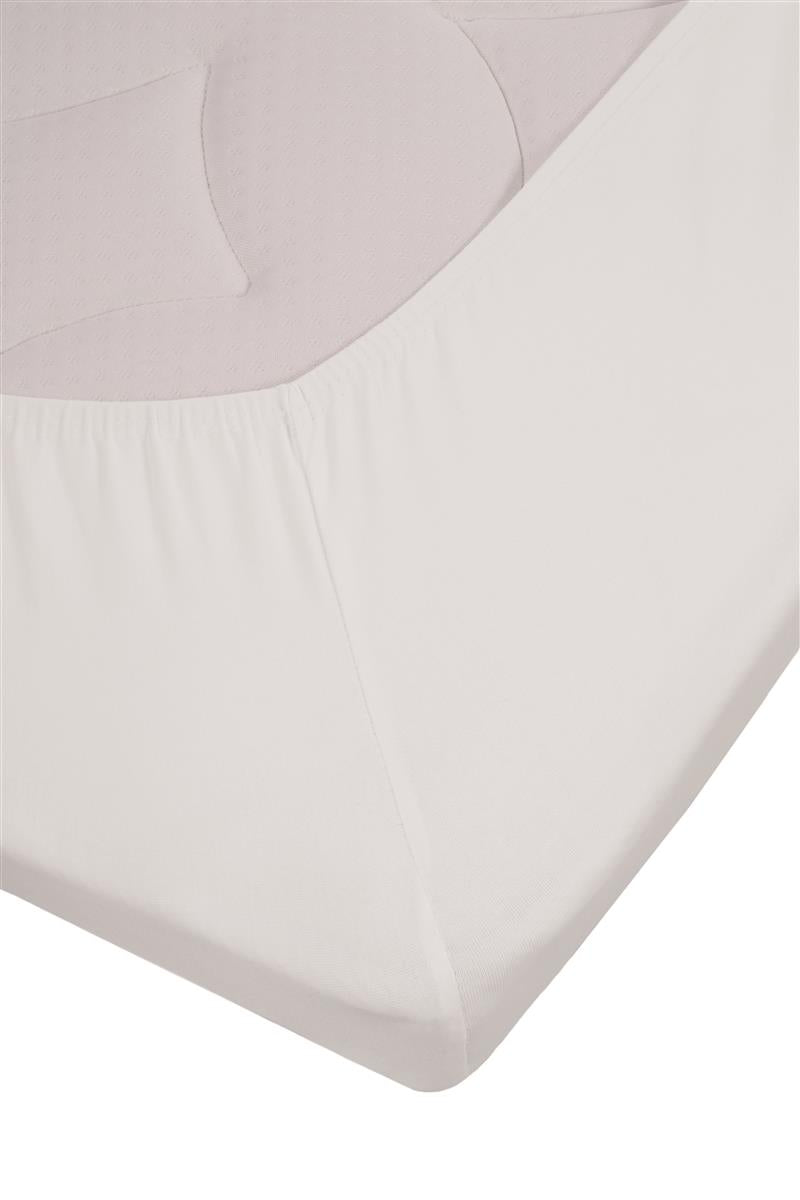 Beddinghouse Splittopper Spannbettlaken - Jersey Lycra - Weiß