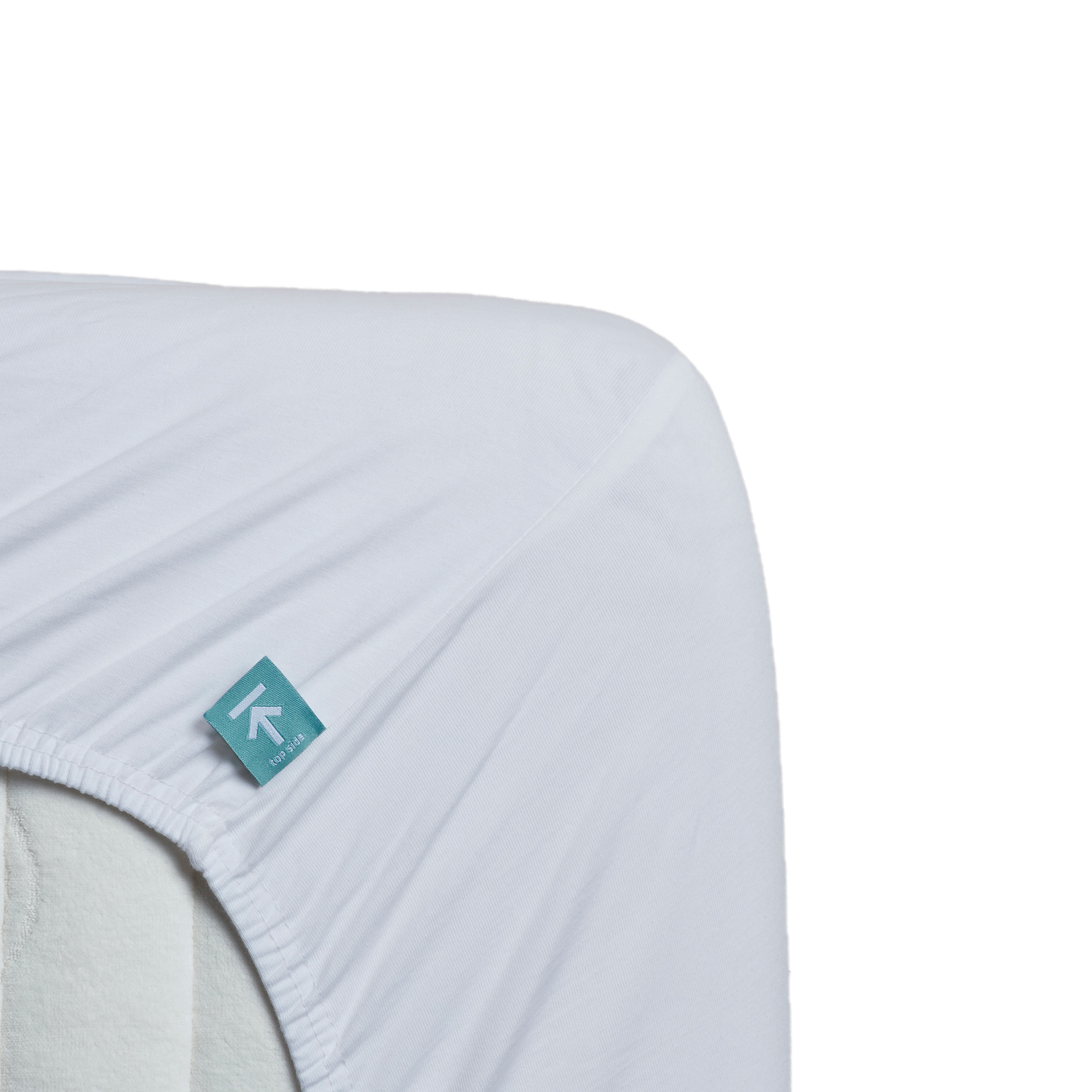 Beddinghouse Splittopper Spannbettlaken - Jersey Lycra - Weiß