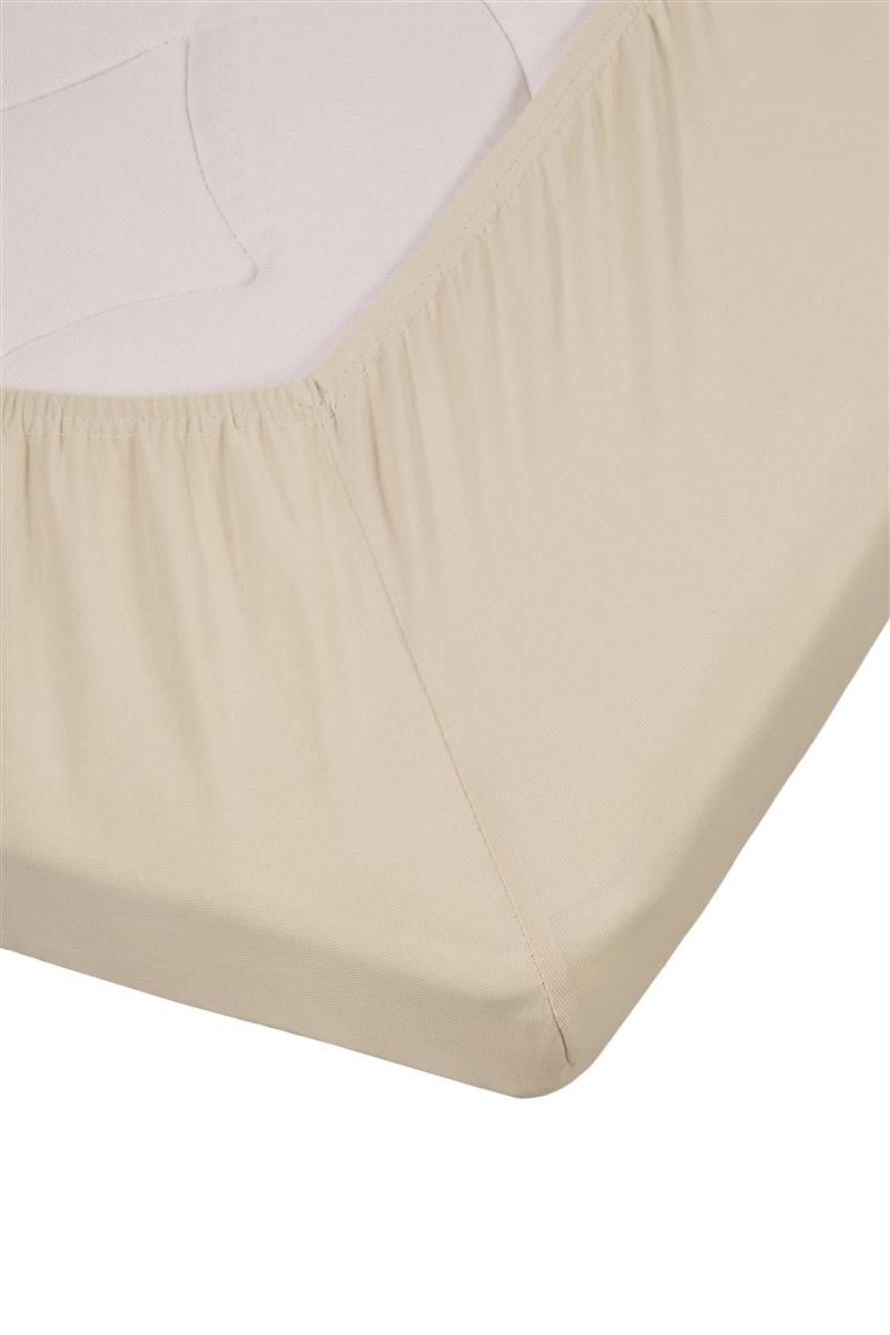 Beddinghouse Splittopper Spannbettlaken - Jersey Lycra - Natur