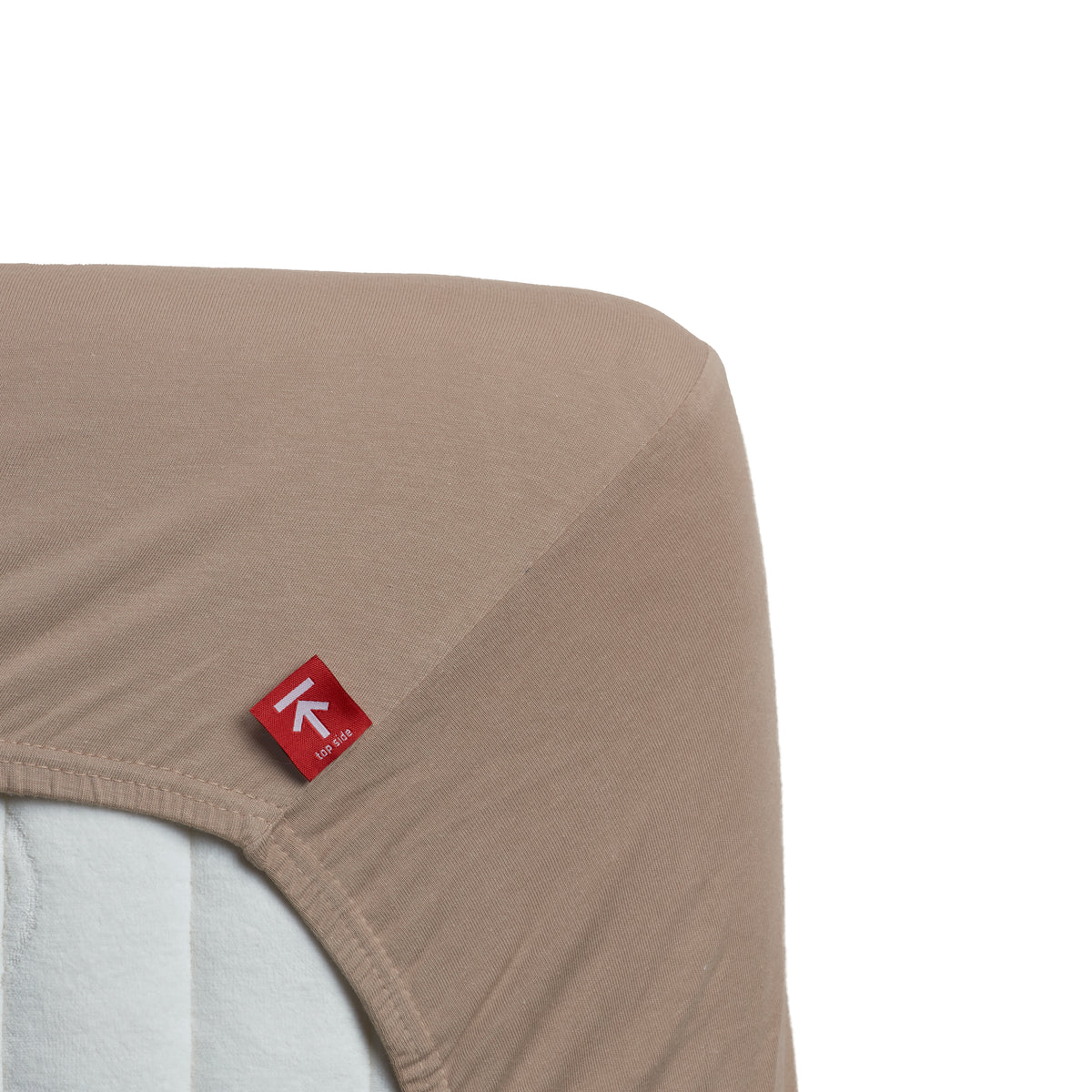 Beddinghouse spannbettlaken - Jersey Lycra - Taupe