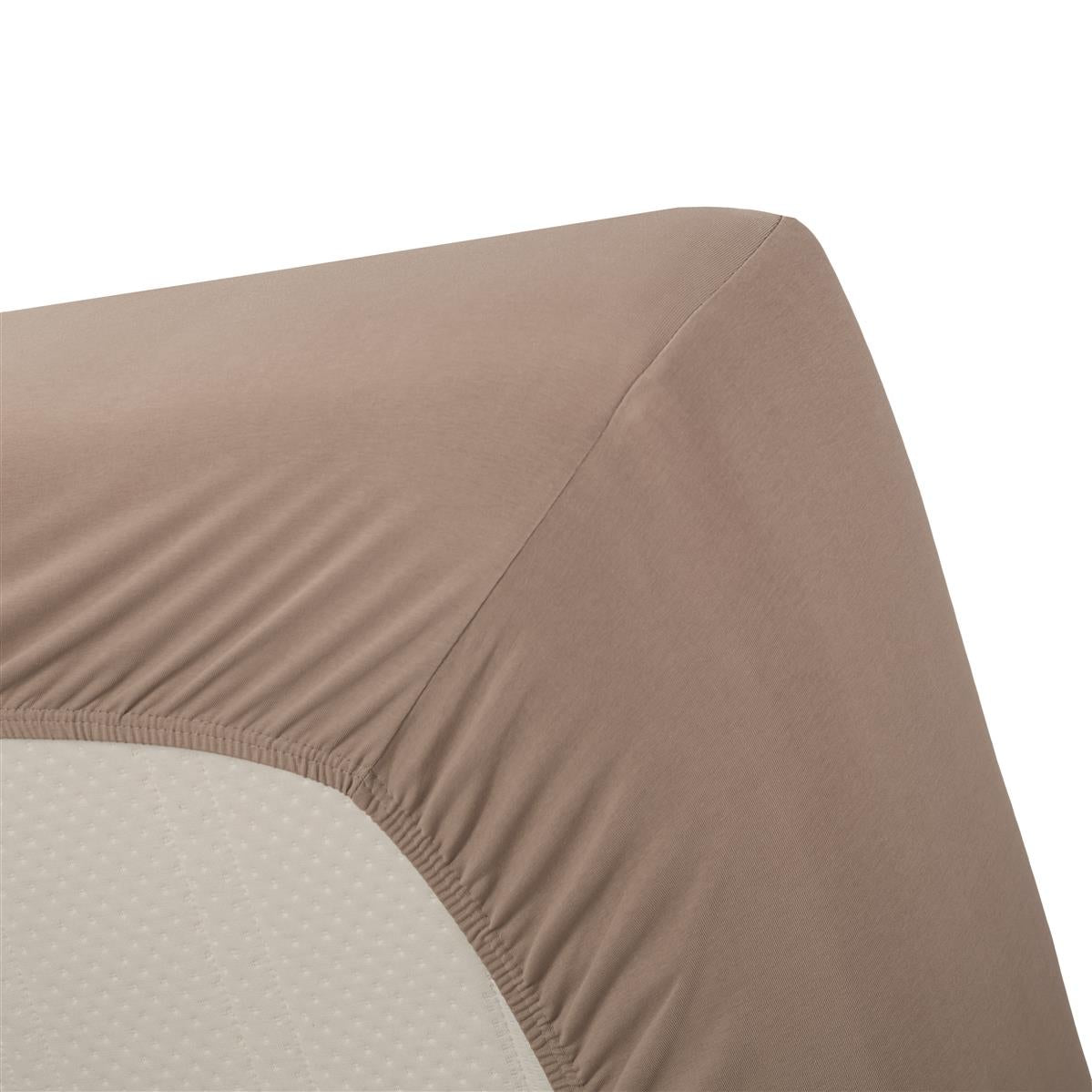 Beddinghouse spannbettlaken - Jersey Lycra - Taupe