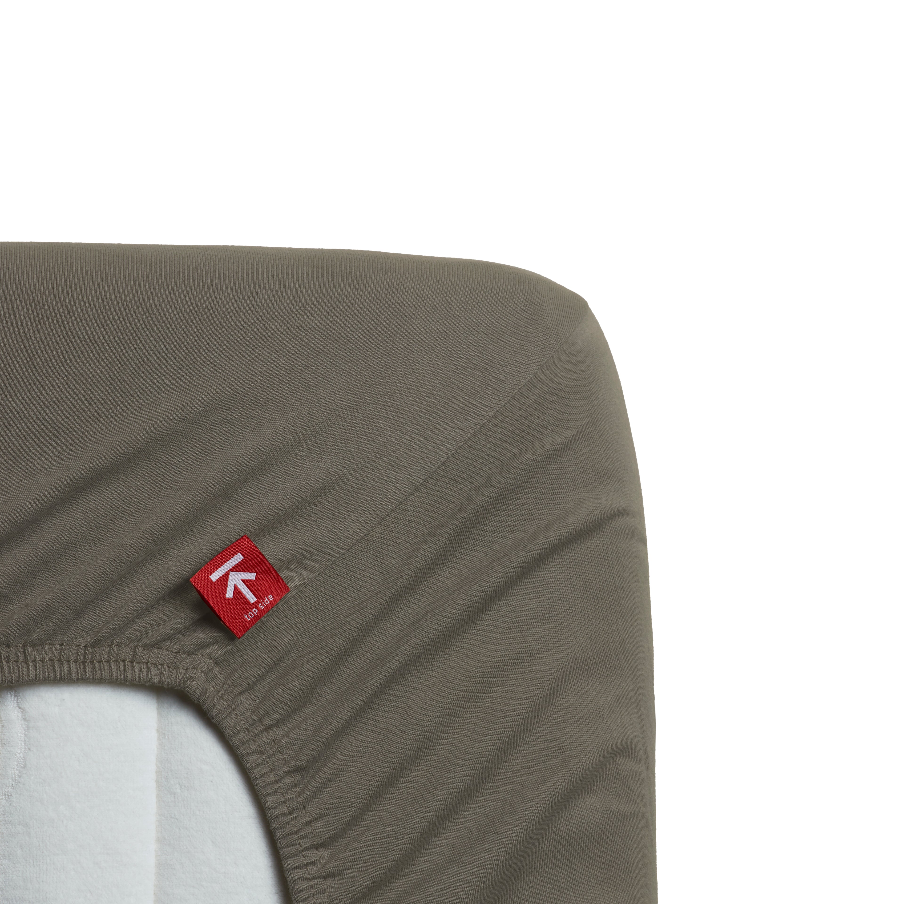 Beddinghouse Splittopper Spannbettlaken - Jersey Lycra - Warmes Grau