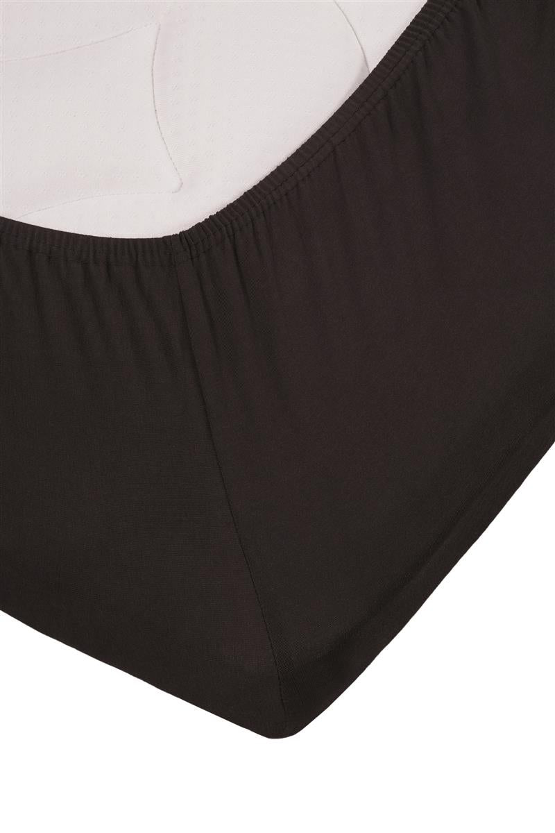 Beddinghouse Splittopper Spannbettlaken - Jersey Lycra - Schwarz