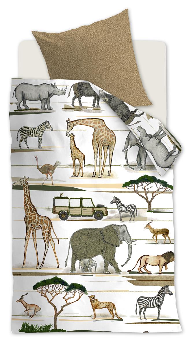Beddinghouse Kids Jeep Safari Bedding - Natural
