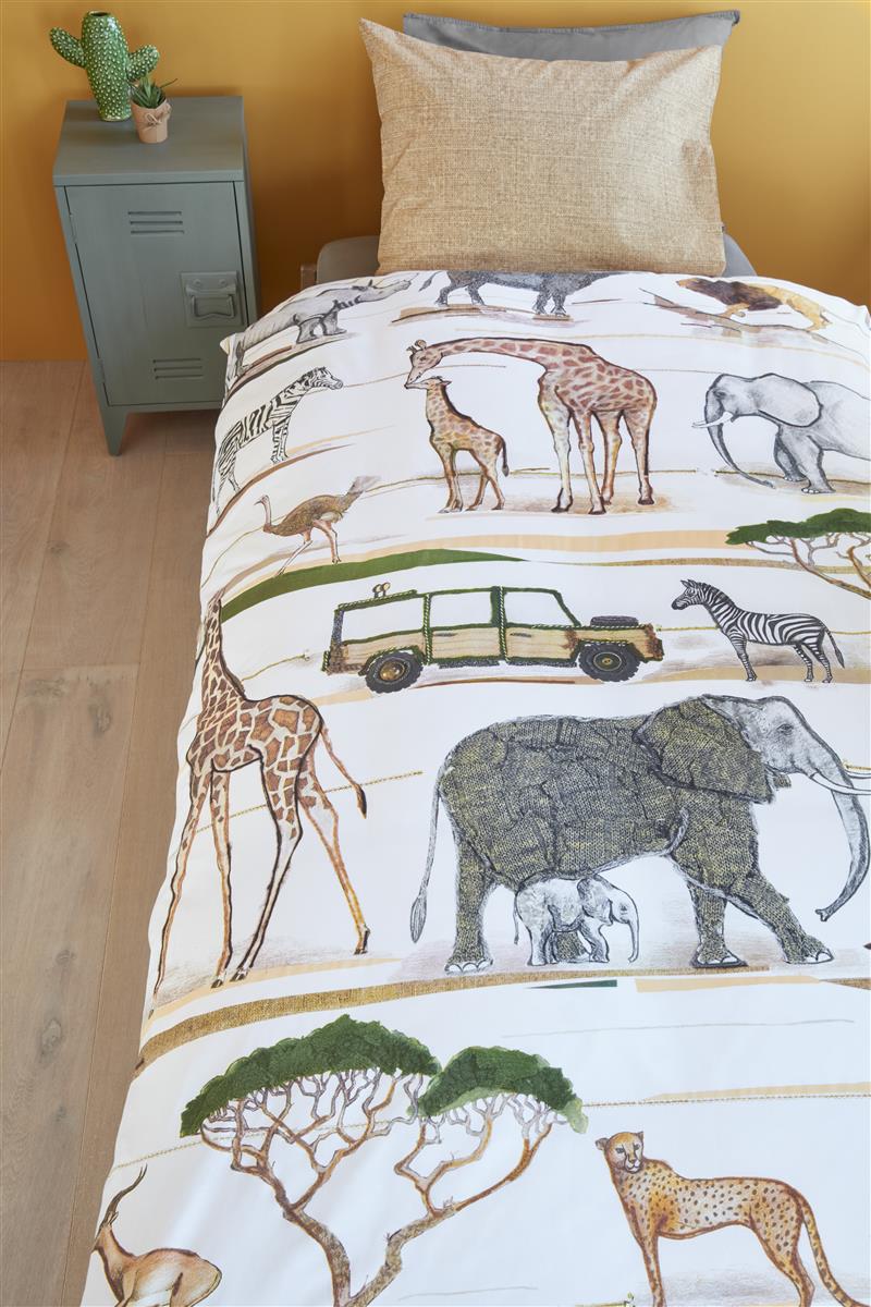 Beddinghouse Kids Jeep Safari Bedding - Natural
