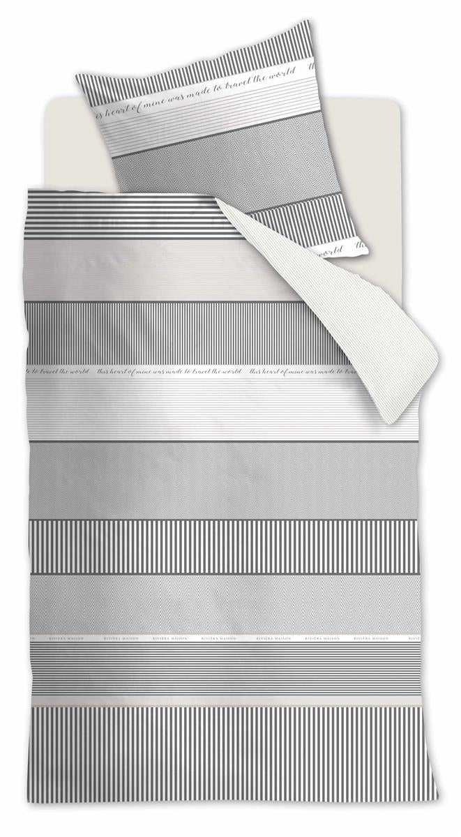 Riviera Maison State Travel Kissenbezug - Anthrazit