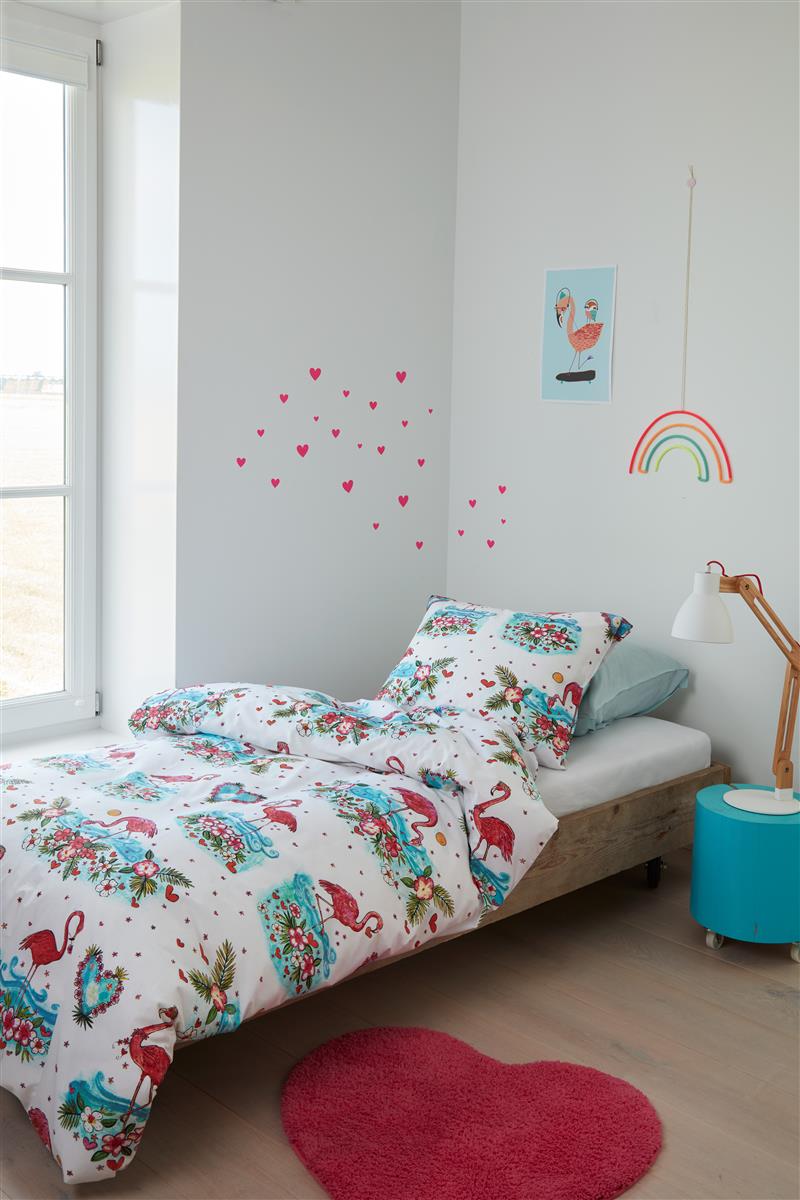 Beddinghouse Flamingo Flower Bettwäsche - Rosa