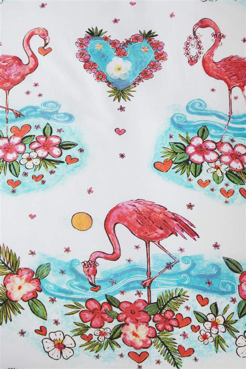 Beddinghouse Flamingo Flower Bettwäsche - Rosa