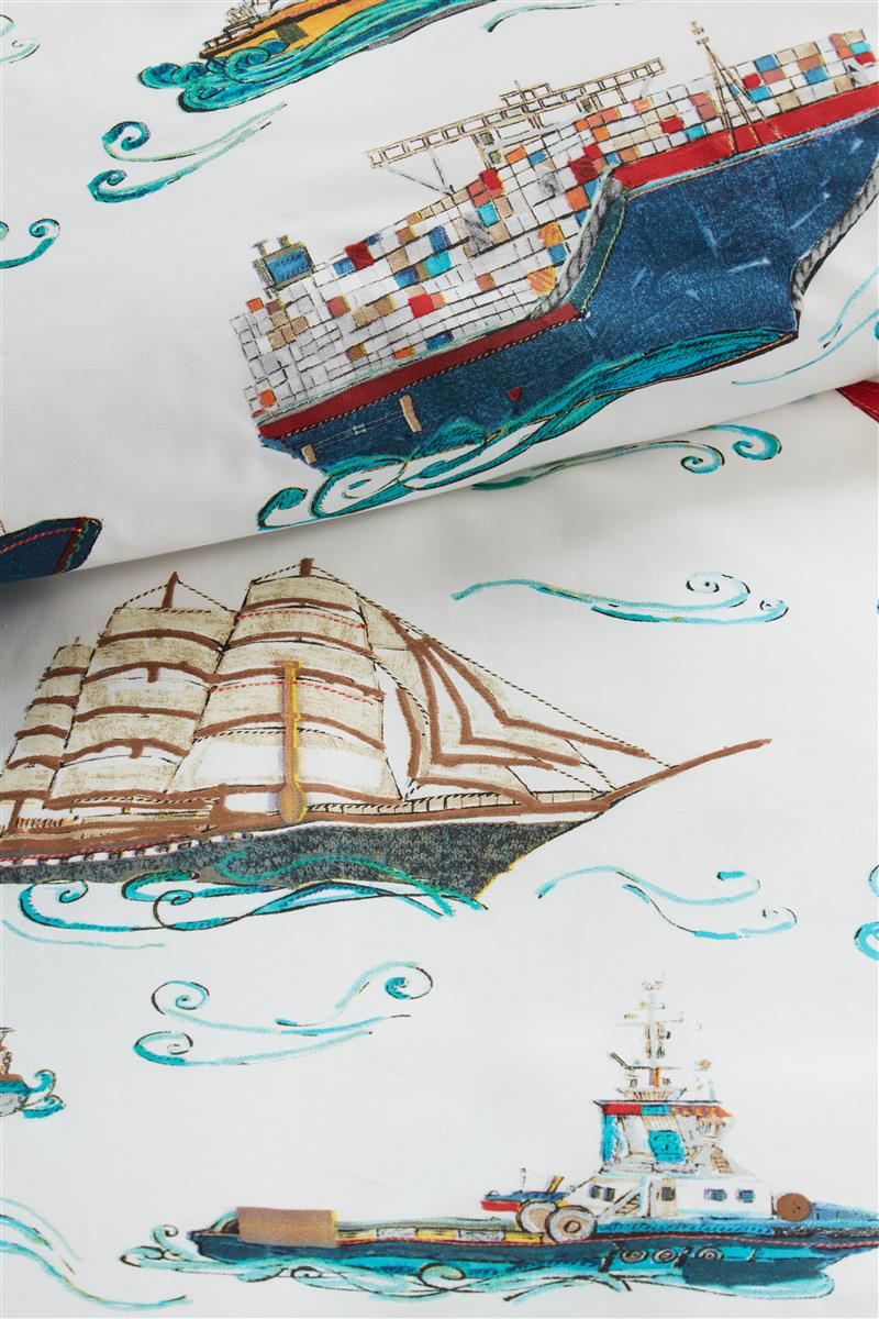 Beddinghouse Kids Ships Bettwäsche - Blau