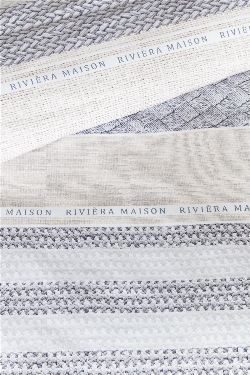 Riviera Maison Woven Nature Kissenbezug - Grau