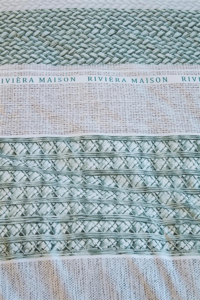 Riviera Maison Woven Nature Bettwäsche - Grün