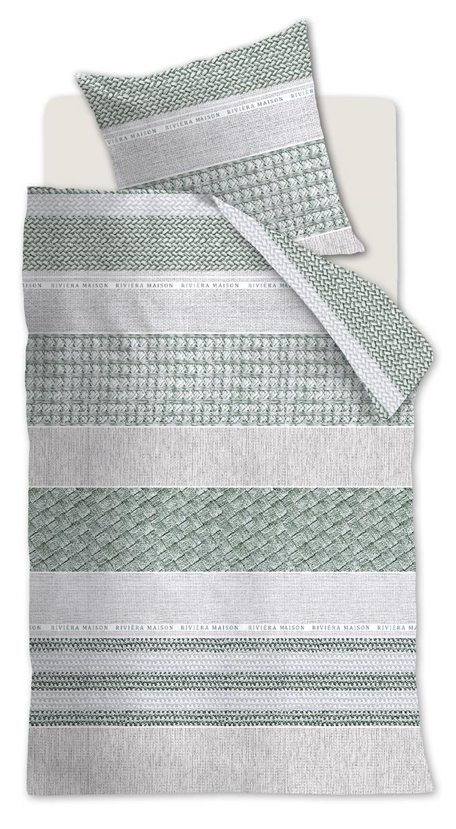 Riviera Maison Woven Nature Bettwäsche - Grün