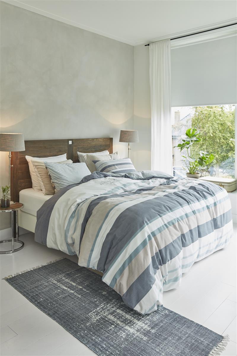 Riviera Maison Mason Ridge Kissenbezug - Grau