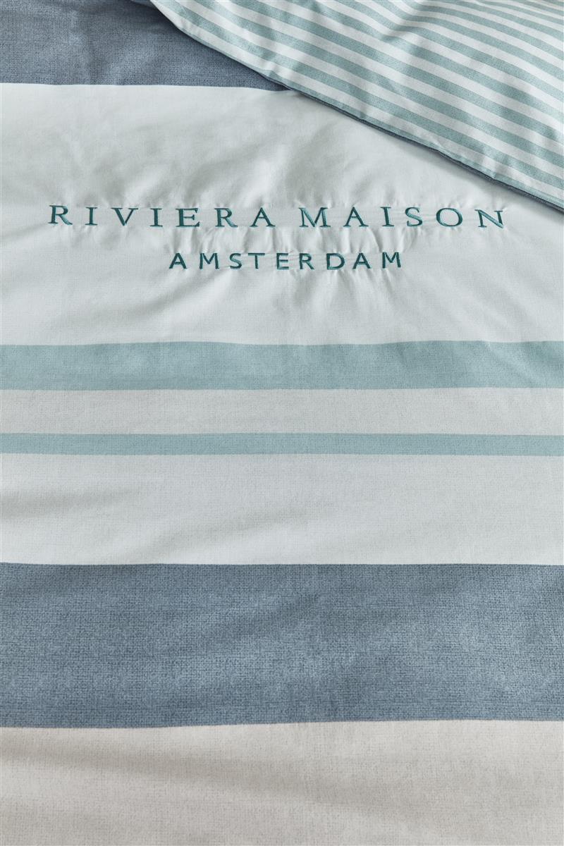 Riviera Maison Mason Ridge Kissenbezug - Grau