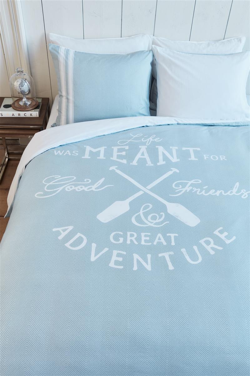 Riviera Maison Great Adventure Bettwäsche - Blaugrün