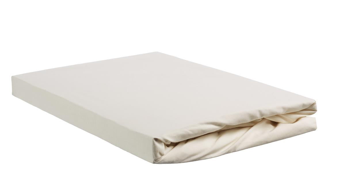 Ambiante Topper Spannbettlaken - Baumwolle - Off-White