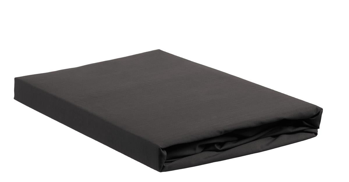 Ambiante fitted sheet - Cotton - Anthracite