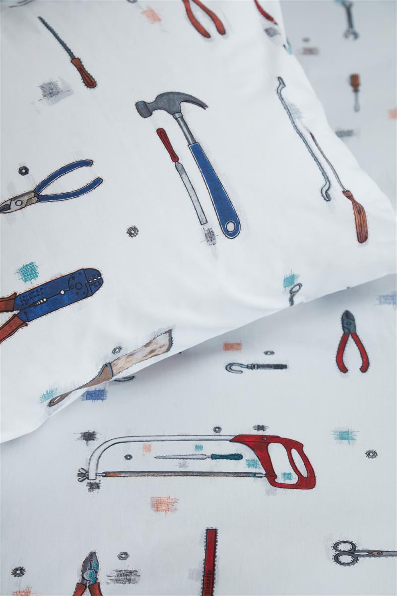 Beddinghouse Kids Gears Bettwäsche - Grau