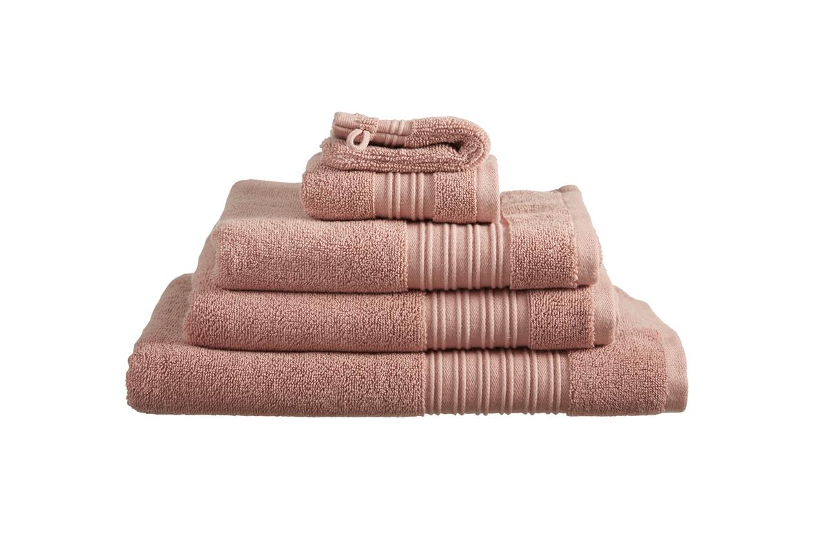 Beddinghouse Sheer bathroom textiles - terracotta