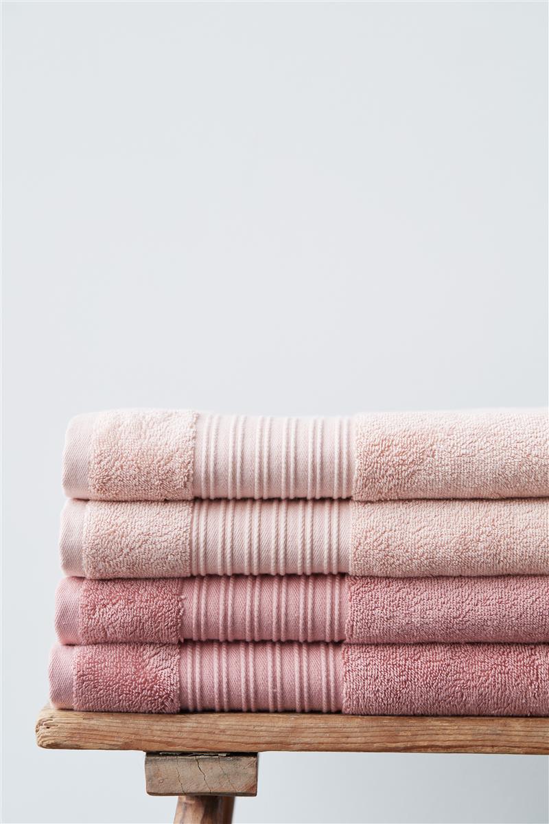 Beddinghouse Sheer bathroom textiles - terracotta