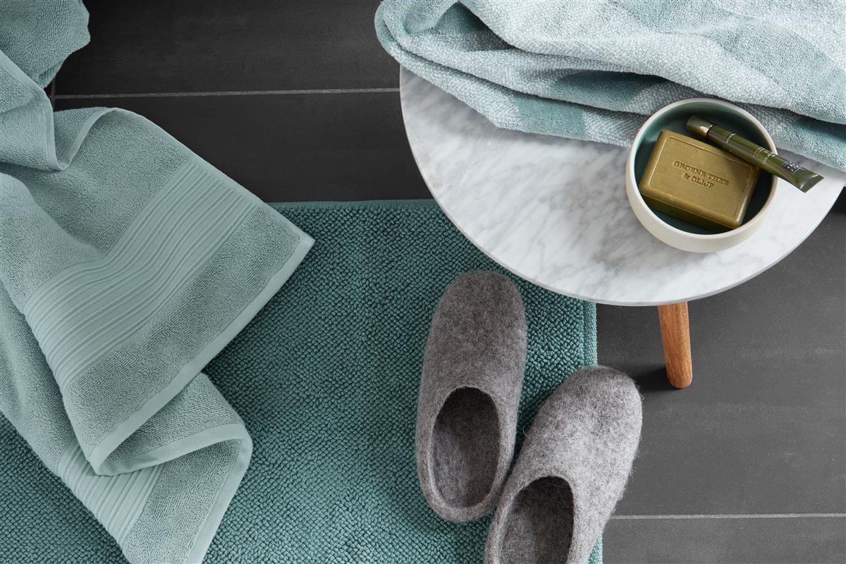 Beddinghouse Sheer Bathroom Textiles - Green