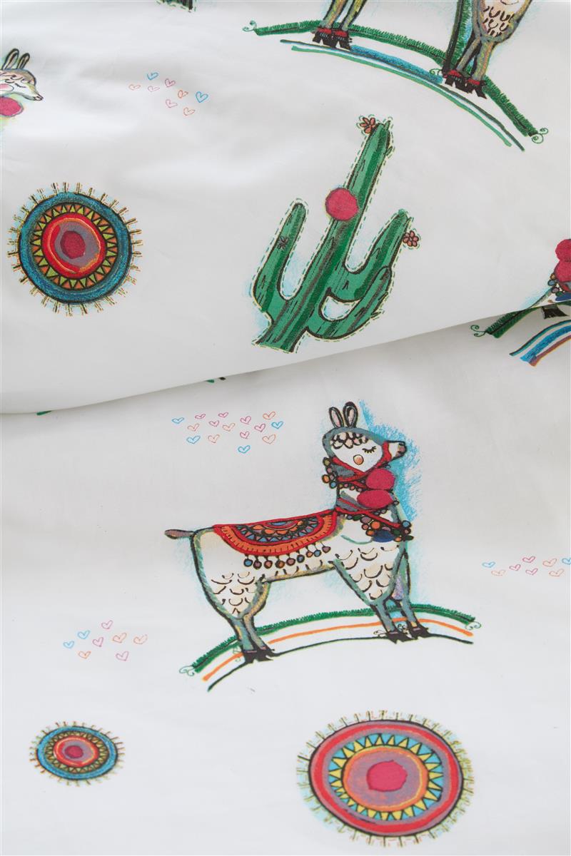 Beddinghouse Kids Lama Adventure Bettwäsche - Multi
