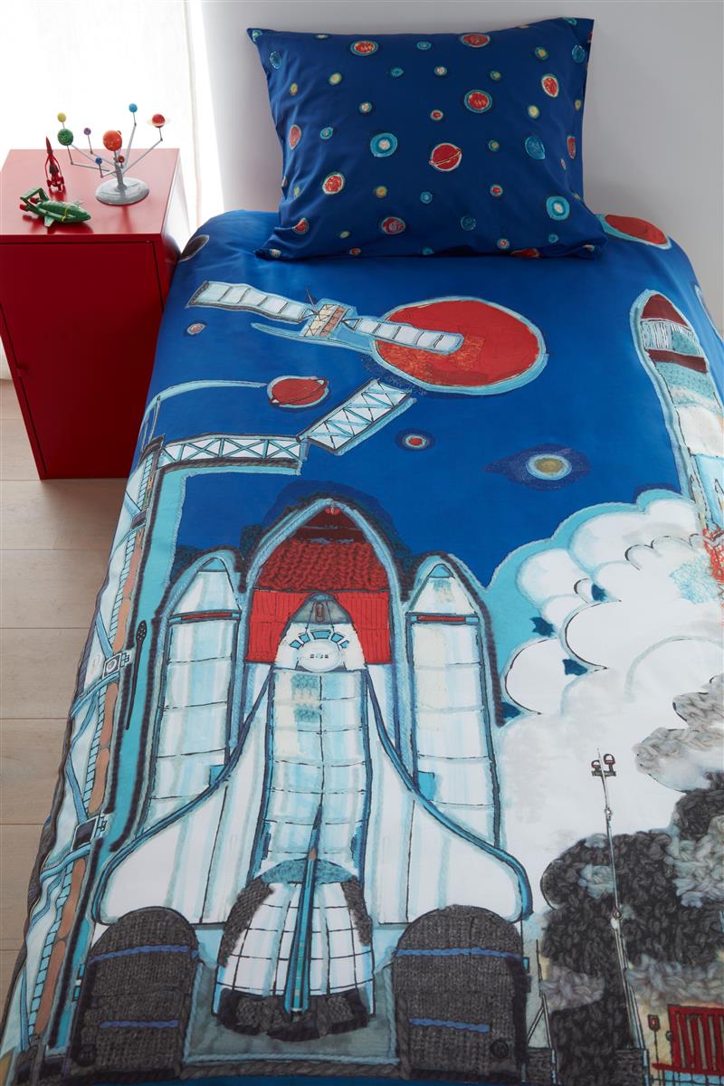 Beddinghouse Kids Rocket Ship Bettwäsche - Blau