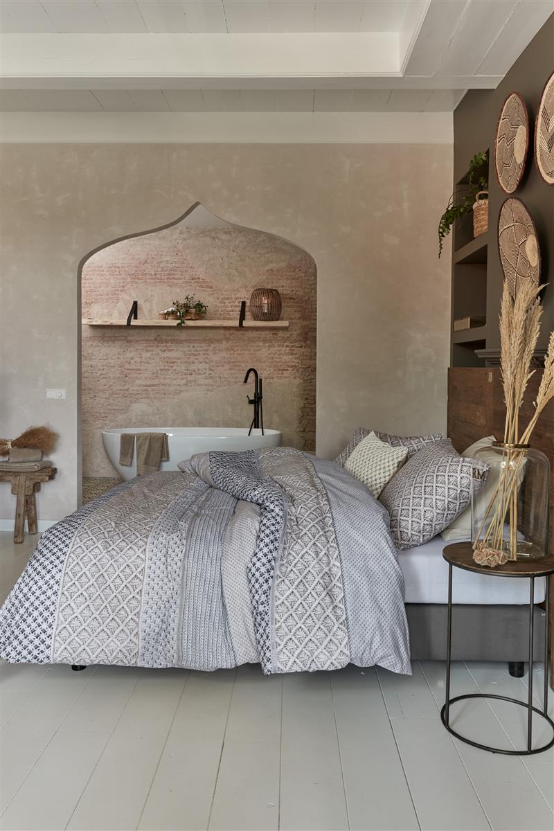Riviera Maison Boho Dream Kissenbezug - Grau