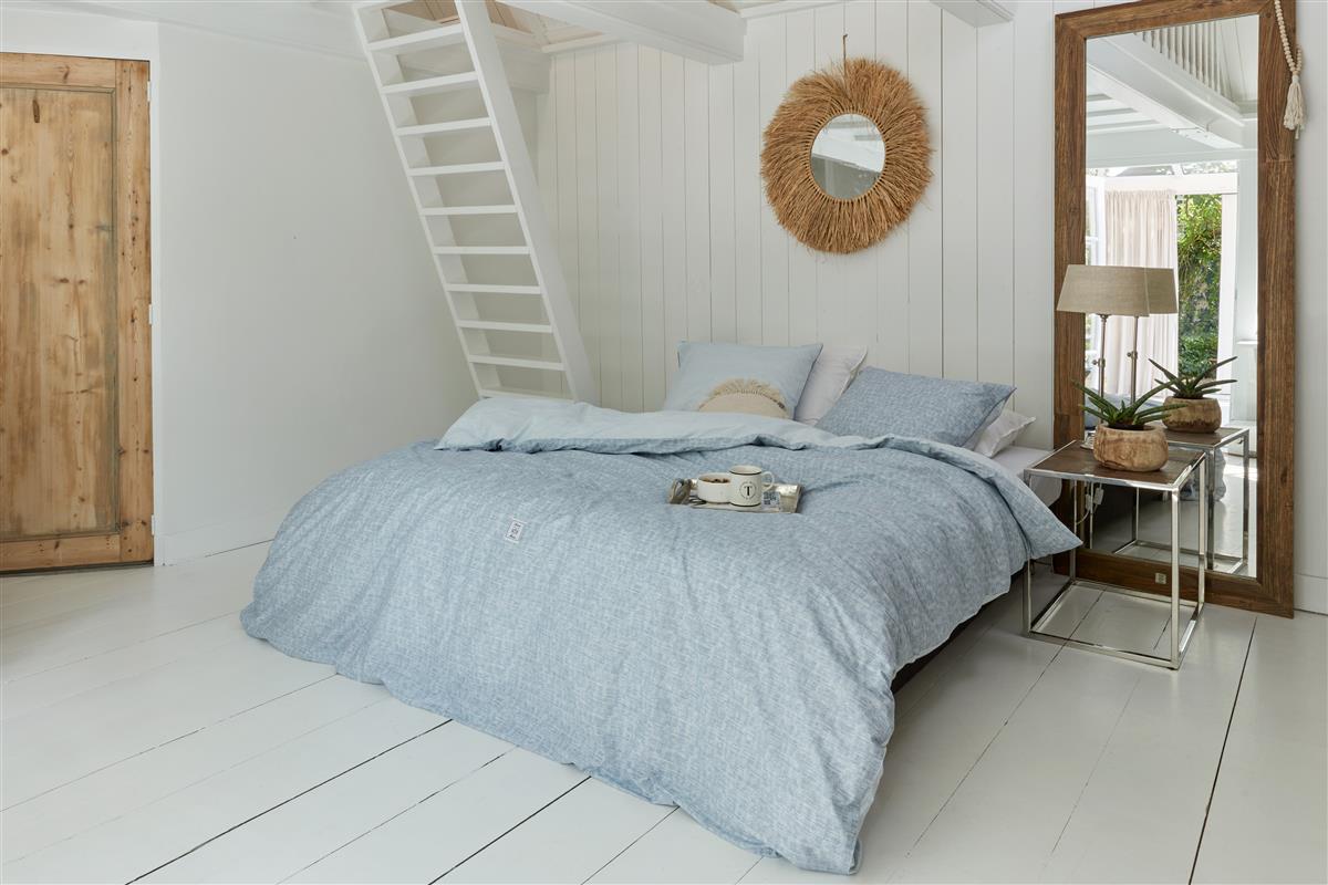 Riviera Maison Isle of Wight Kissenbezug - Blau