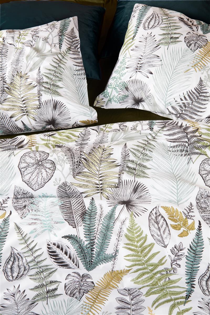 At Home by BeddingHouse Primeval Bettwäsche - Grün