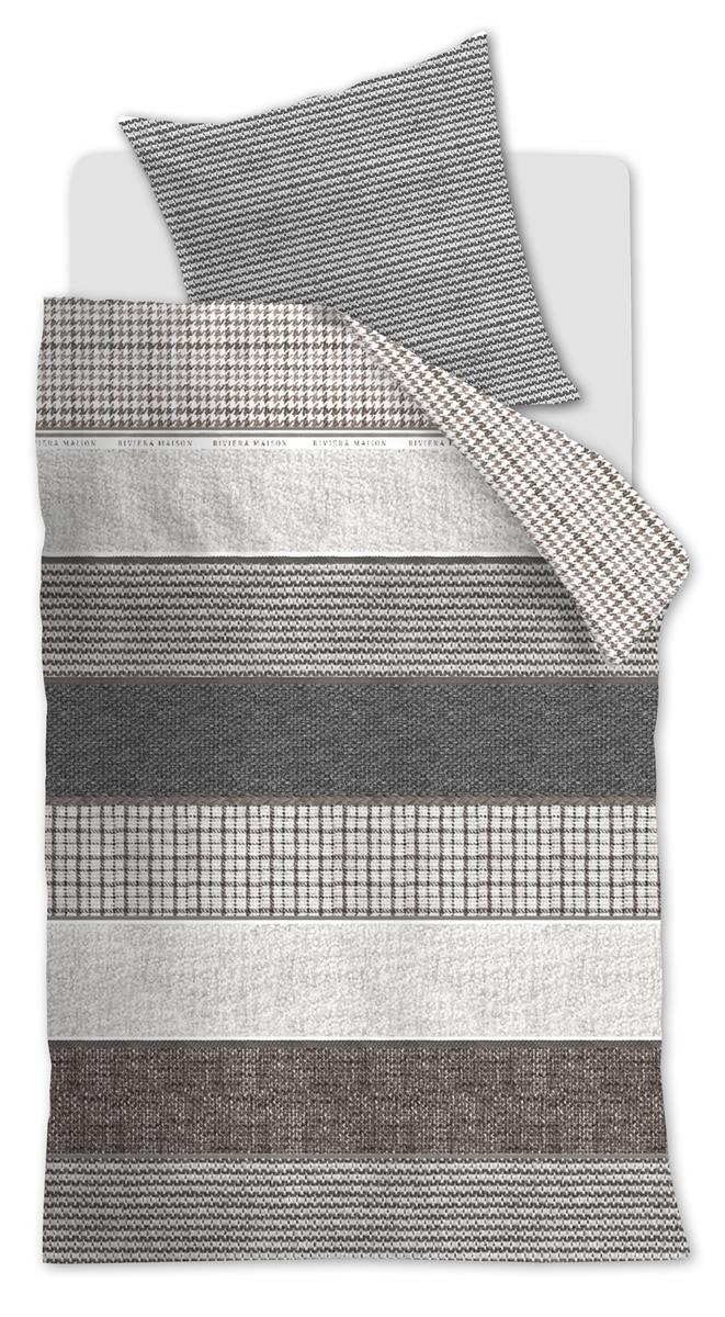 Riviera Maison Tailor Bettwäsche - Anthrazit