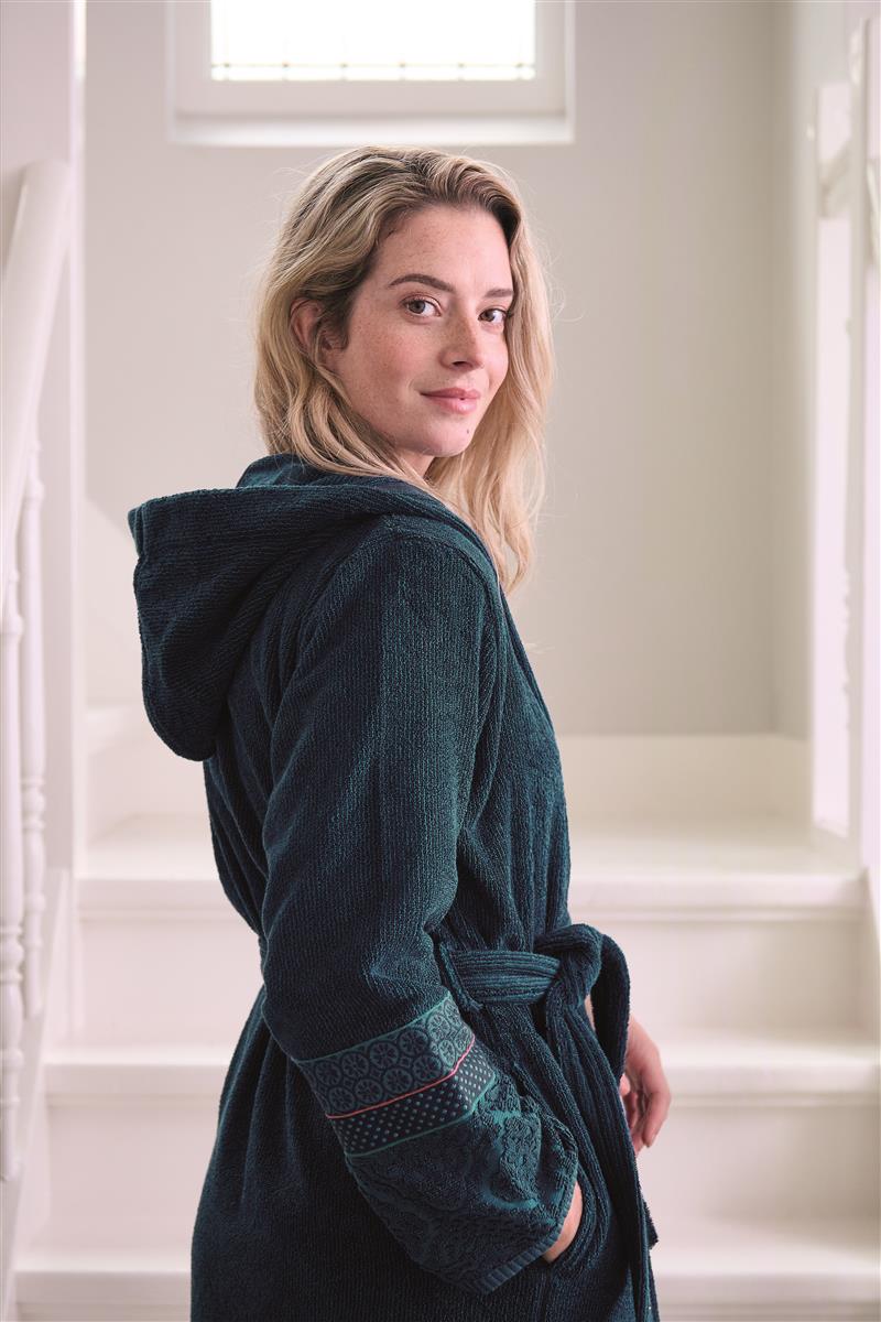 Pip Studio Soft Zellige Bademantel - Dunkelblau
