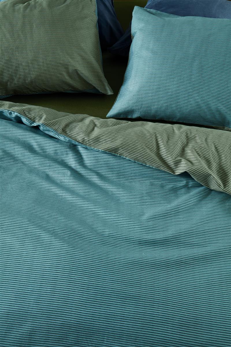 At Home by BeddingHouse All Lines Kissenbezug - Blau
