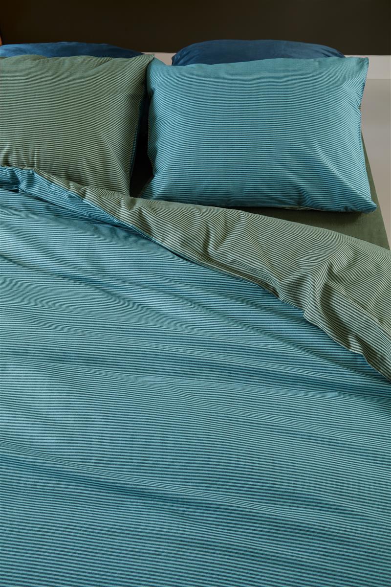 At Home by BeddingHouse All Lines Kissenbezug - Blau