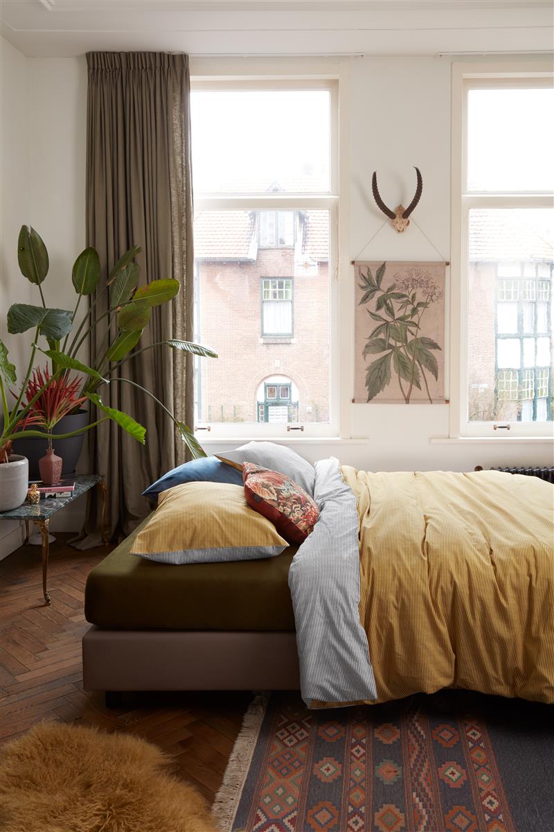 At Home by BeddingHouse All Lines Bettwäsche - Ocker