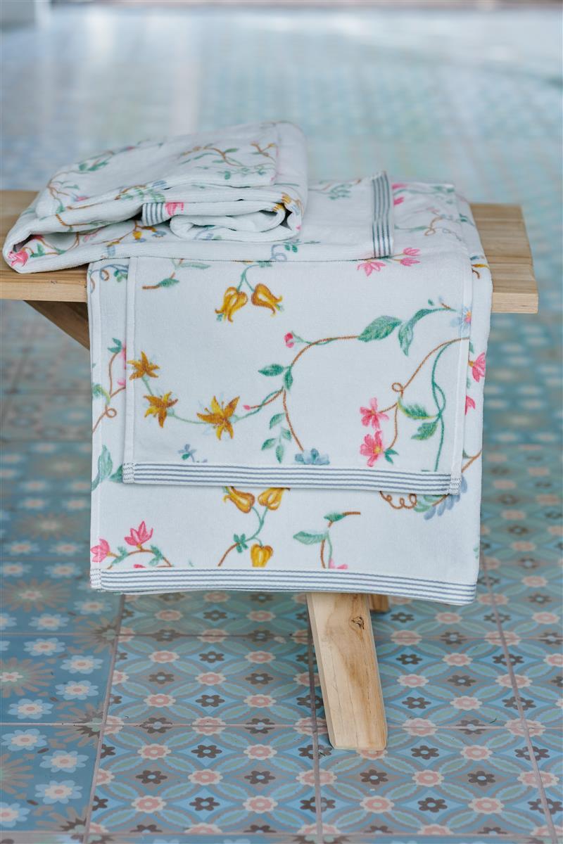 Pip Studio Les Fleurs Badtextilien - Weiß