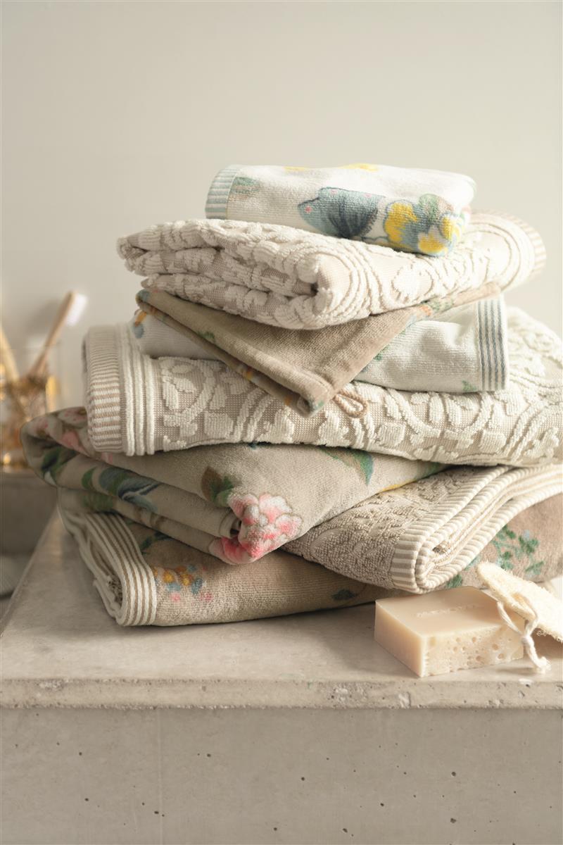 Pip Studio Les Fleurs Badtextilien - Khaki