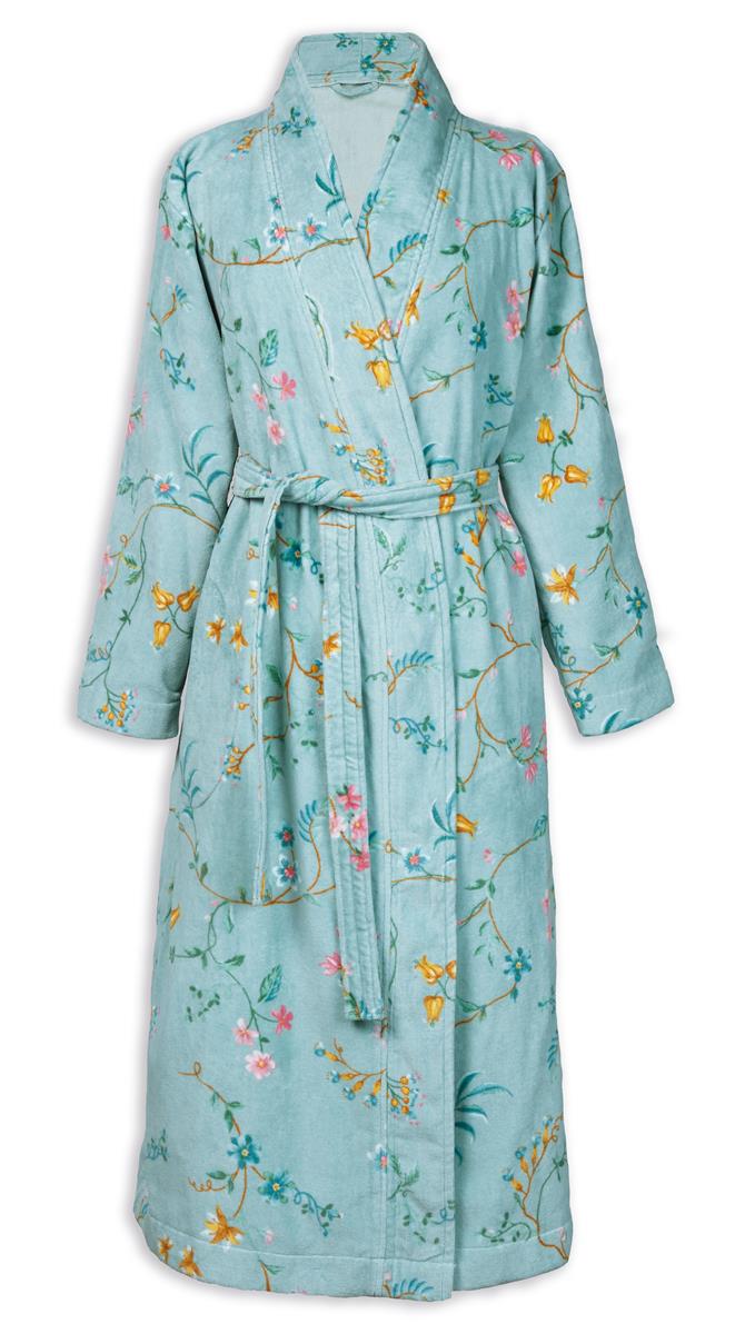Pip Studio Les Fleurs Bademantel - Blau