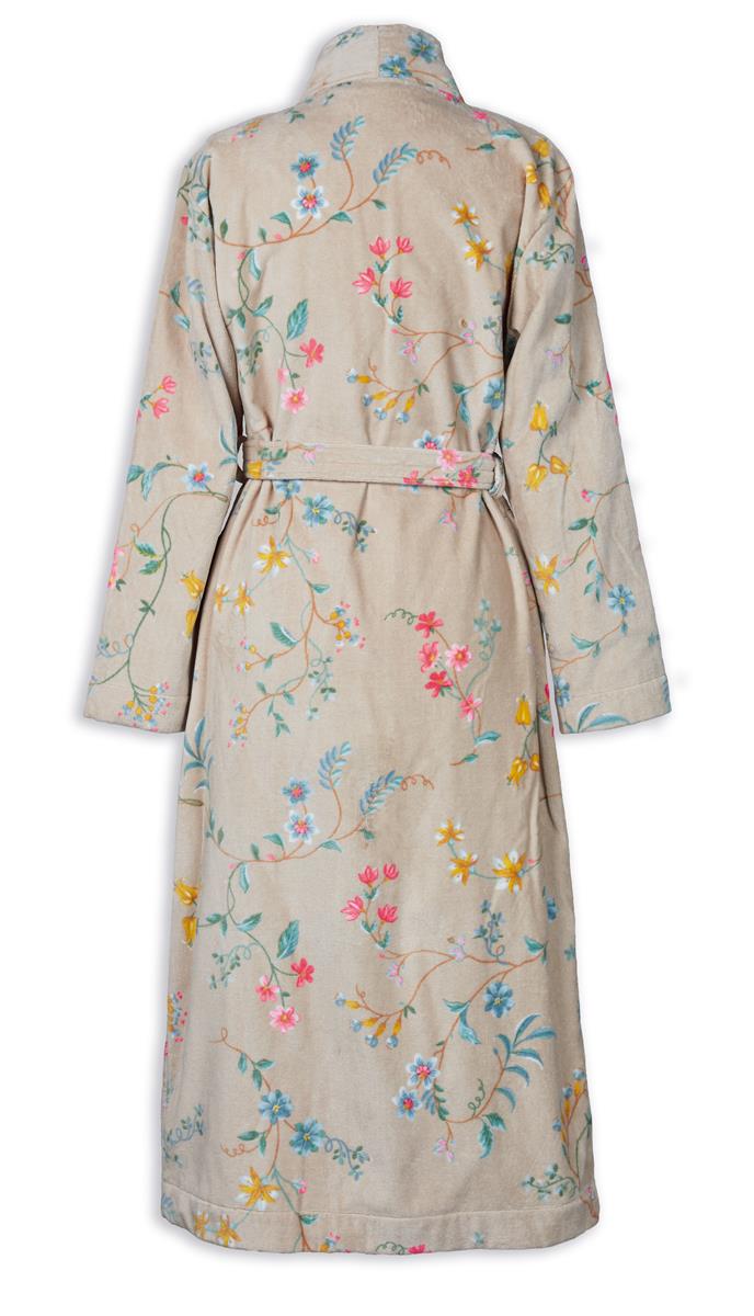Pip Studio Les Fleurs Bademantel - Khaki
