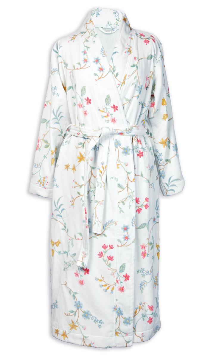 Pip Studio Les Fleurs Bademantel - Weiß