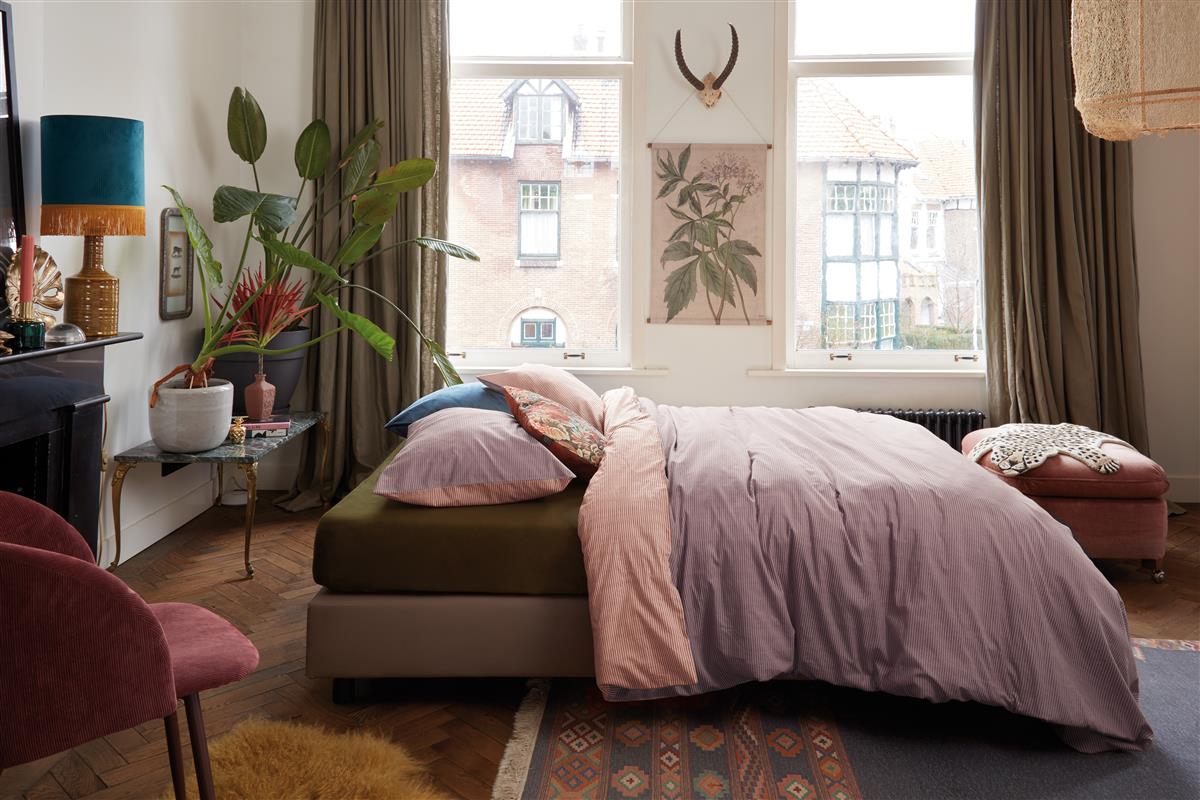 At Home by BeddingHouse All Lines Bettwäsche - Lila