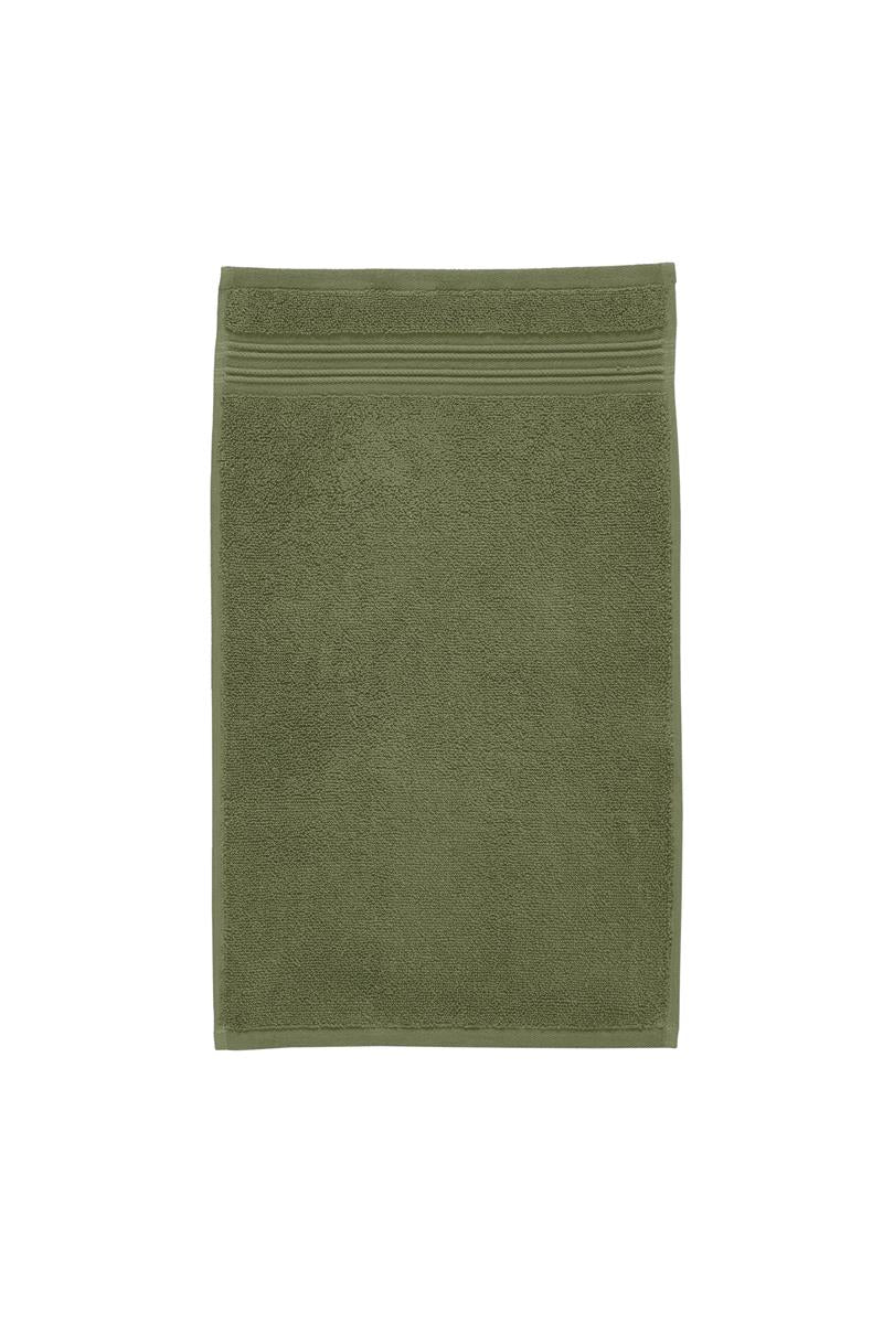 Beddinghouse Sheer Bathroom Textiles - Olive Green